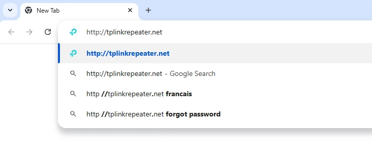 Accessing the tplinkrepeater